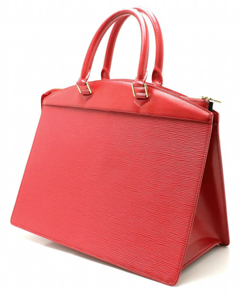 Louis Vuitton Castilian Riviera Epi Red Leather Handbag Red